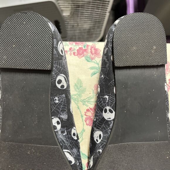 Torrid Disney Nightmare Before Christmas Jack Bats Flats Slip On Womens 10.6 - Picture 11 of 11